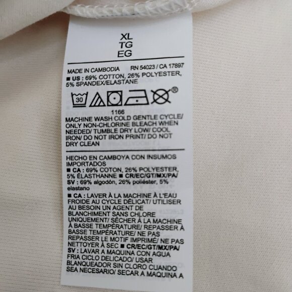 New Old Navy Light weight Sweatshirt Woman's Active Ware Cropped XL - Picture 9 of 9